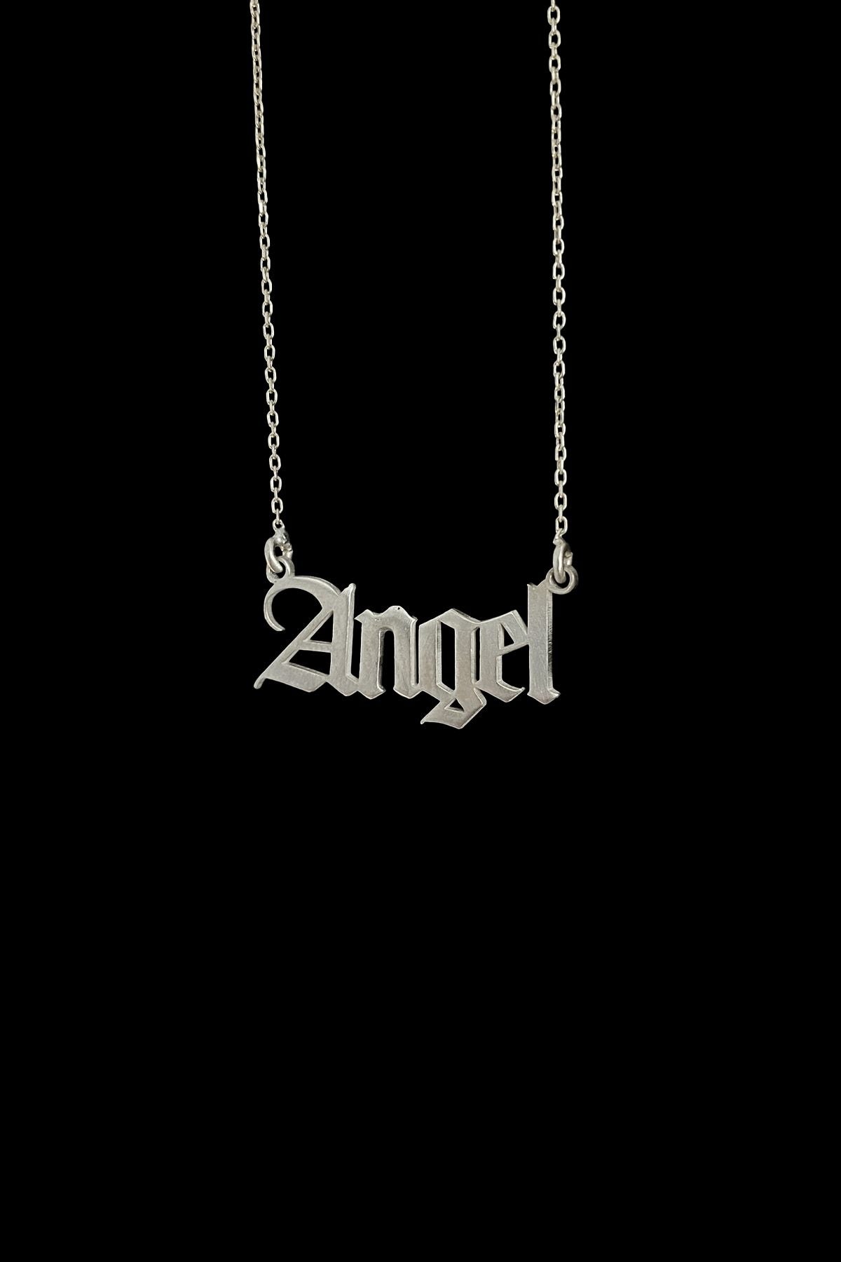 Angel Gümüş Kolye, Angel Silver Necklace, Silver