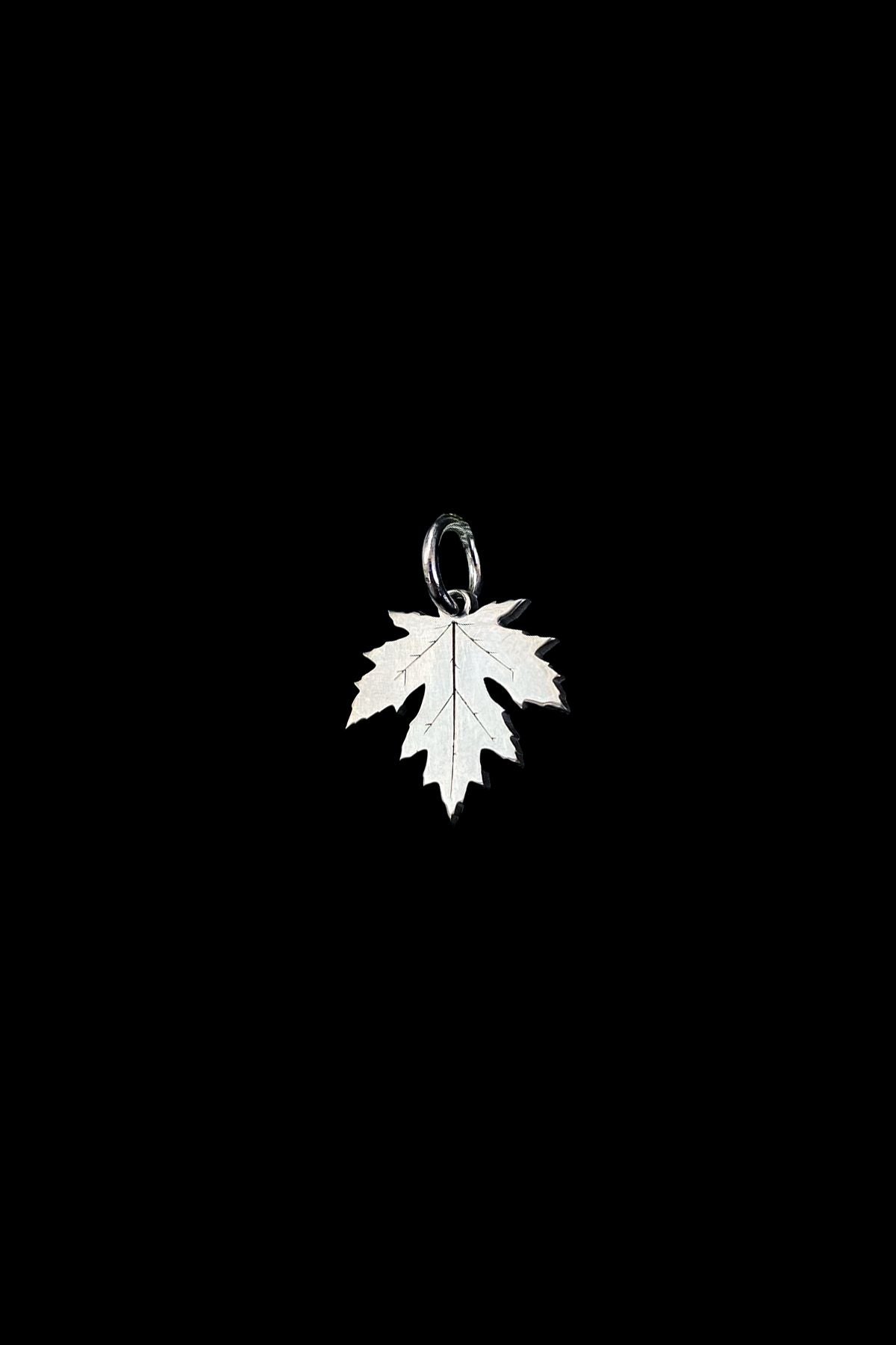 Çınar Yaprağı Kolye Ucu, Leaf Kolye Ucu, Silver