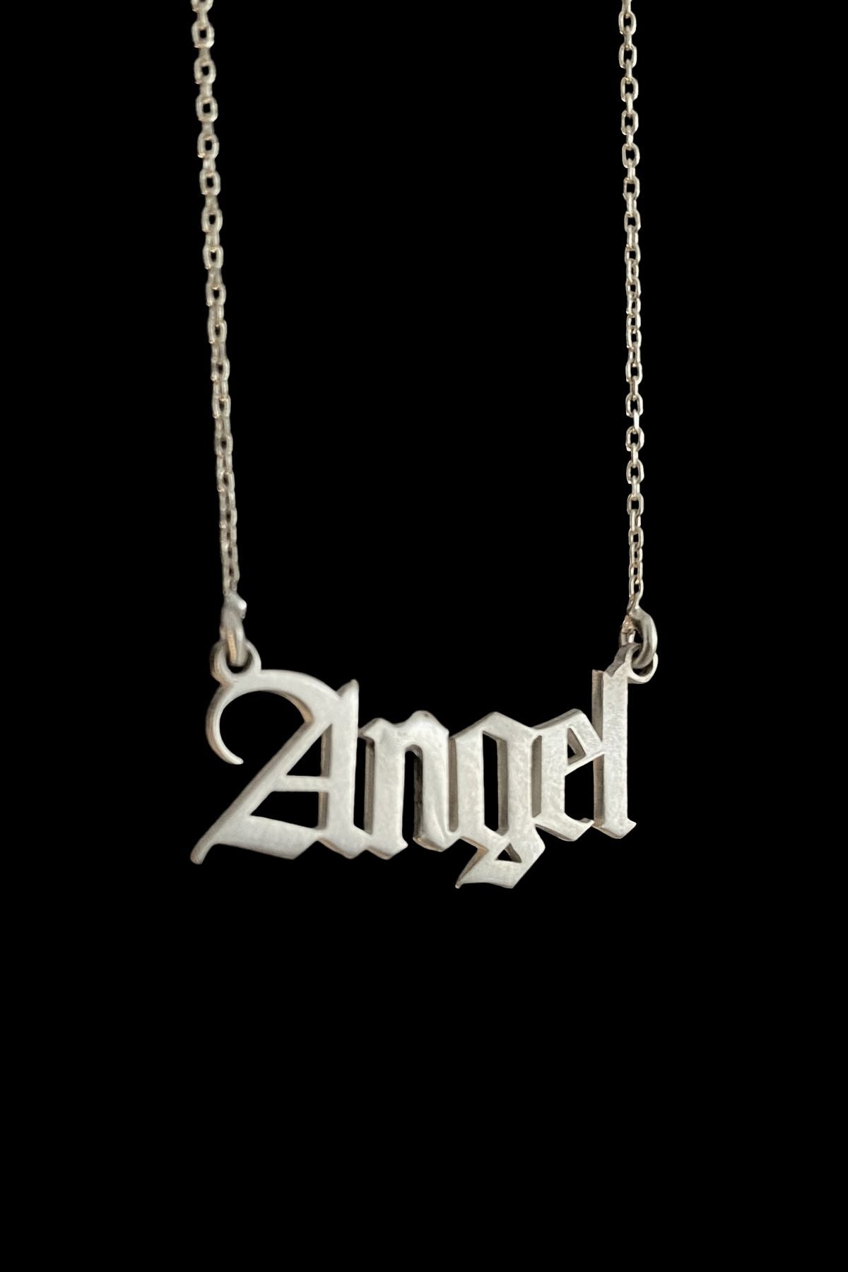 Angel Gümüş Kolye, Angel Silver Necklace, Silver